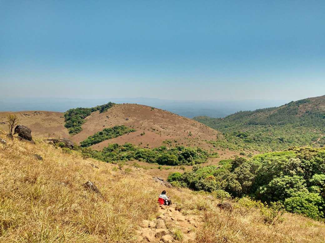 Trail after big rock