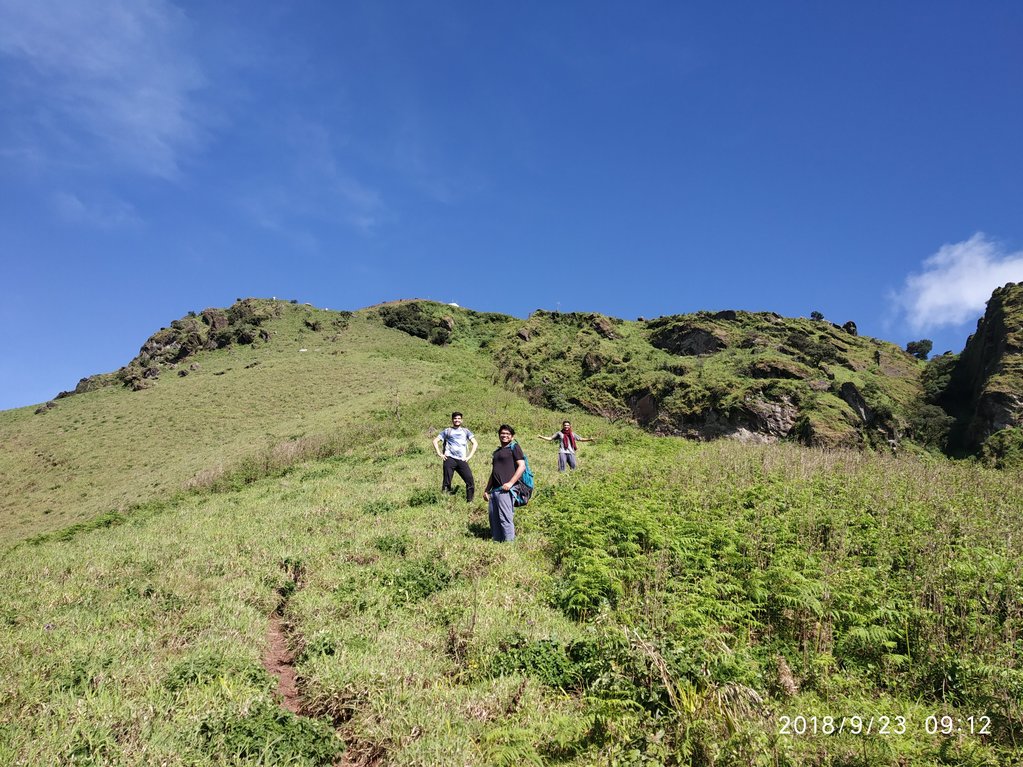 Steep trek